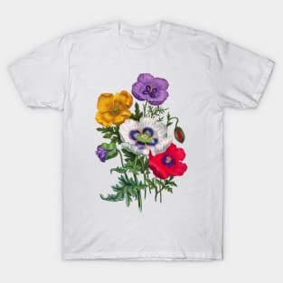 Colorful poppies T-Shirt